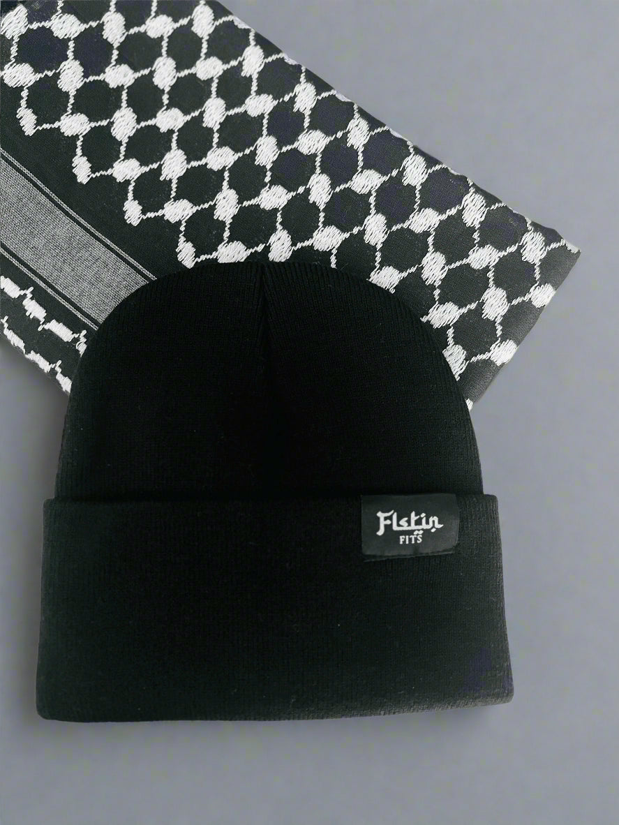 Palestine Map Beanie