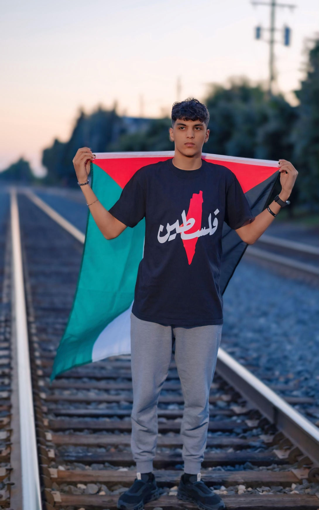 Palestine Map T-Shirt