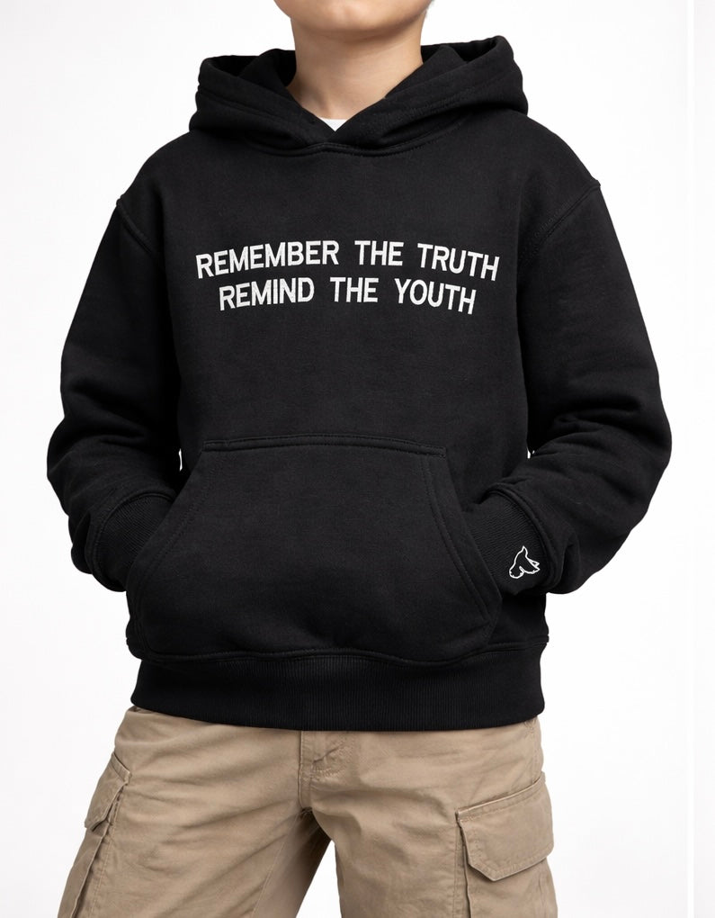 Remember the truth kids hoodie