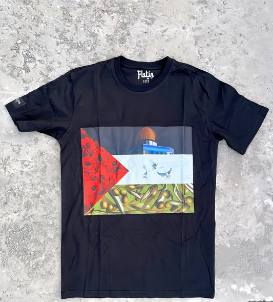 Custom Flag of Palestine T-Shirt