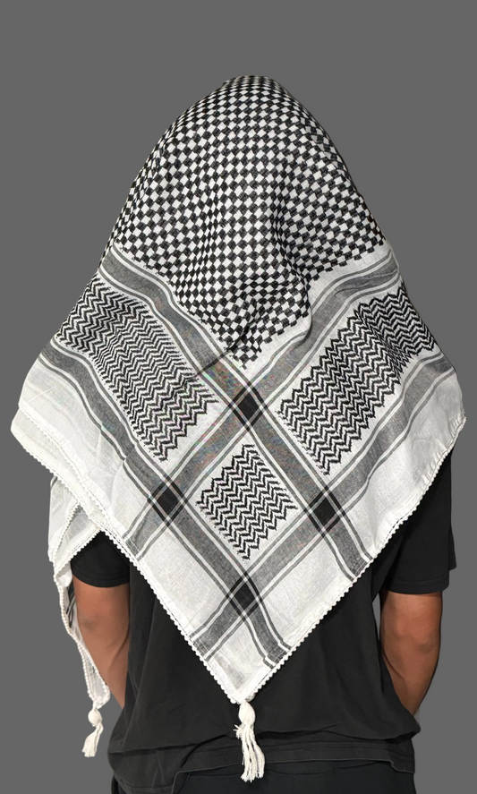 Black and white Kuffiyeh
